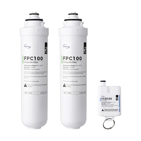 Ispring 1-Year Replacement Filter Pack for RCD100 F3RCD100